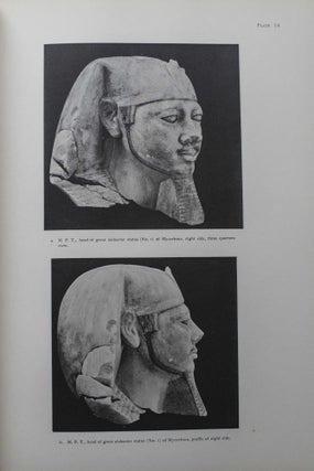 Item #M1427 Mycerinus. The temples of the third pyramid at Giza. REISNER George Andrew