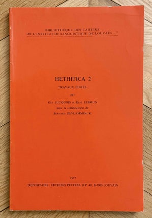 Hethitica I-V and VII-XIII