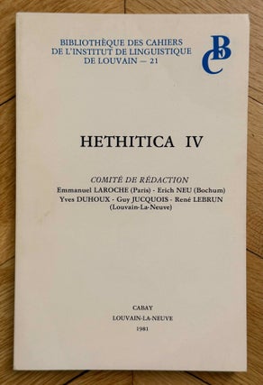 Hethitica I-V and VII-XIII