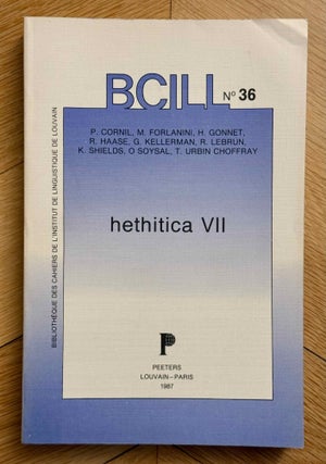 Hethitica I-V and VII-XIII