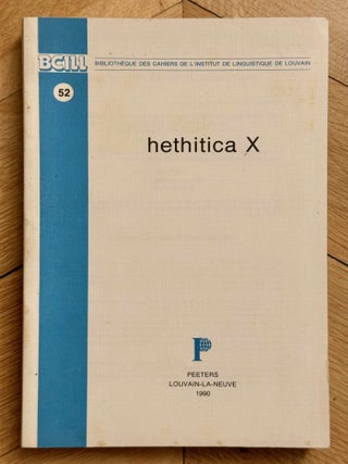 Hethitica I-V and VII-XIII