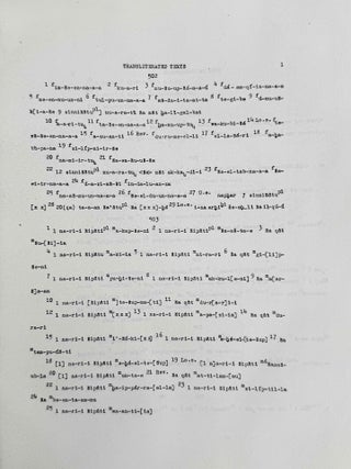 Excavations at Nuzi. Vol. I-VIII (complete set, in XEROX). Vol. I: Texts of varied contents. Vol. II: The archives of Shilwateshub son of the King. Vol. III: Old Akkadian, Sumerian, and Cappadocian texts from Nuzi. Vol. IV: Miscellaneous texts from Nuzi, part 1. Vol. V: Miscellaneous texts from Nuzi, part 2: The palace and temple archives. Vol. VI: The administrative archives. Vol. VII: Economic and social documents. Vol. VIII: Family law documents.