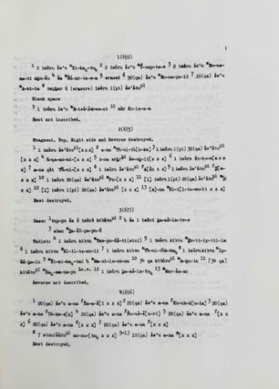 Excavations at Nuzi. Vol. I-VIII (complete set, in XEROX). Vol. I: Texts of varied contents. Vol. II: The archives of Shilwateshub son of the King. Vol. III: Old Akkadian, Sumerian, and Cappadocian texts from Nuzi. Vol. IV: Miscellaneous texts from Nuzi, part 1. Vol. V: Miscellaneous texts from Nuzi, part 2: The palace and temple archives. Vol. VI: The administrative archives. Vol. VII: Economic and social documents. Vol. VIII: Family law documents.