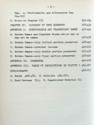 Personal names in the Phoenician and Punic inscriptions. A catalog, grammatical study and glossary of elements.[newline]M14302-07.jpeg