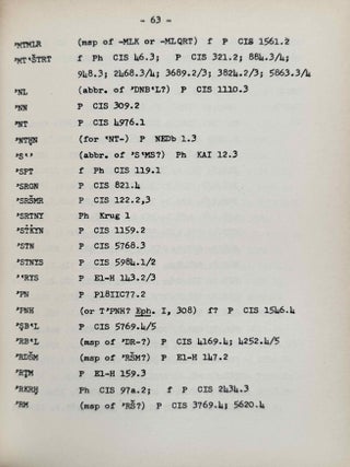 Personal names in the Phoenician and Punic inscriptions. A catalog, grammatical study and glossary of elements.[newline]M14302-09.jpeg