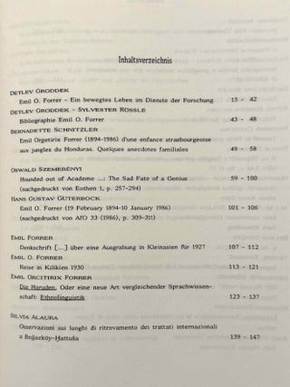 Dresdner Beitr&auml;ge zur Hethitologie. Vol. 1, 2, 10, 16-35, 37-43/1, 43/2, 45, 46/1 & 46/2, 47-51