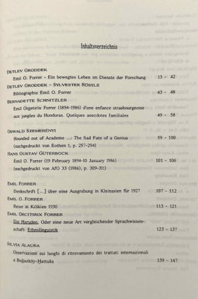 Dresdner Beiträge zur Hethitologie. Vol. 1, 2, 10, 16-35, 37-43/1, 43/2, 45, 46/1 & 46/2, 47-51
