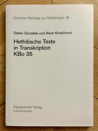 Dresdner Beitr&auml;ge zur Hethitologie. Vol. 1, 2, 10, 16-35, 37-43/1, 43/2, 45, 46/1 & 46/2, 47-51