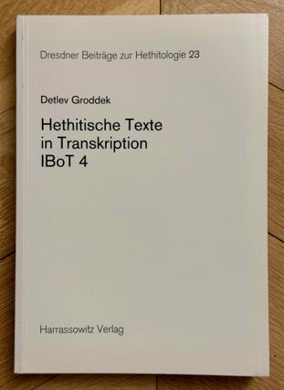Dresdner Beiträge zur Hethitologie. Vol. 1, 2, 10, 16-35, 37-43/1, 43/2, 45, 46/1 & 46/2, 47-51