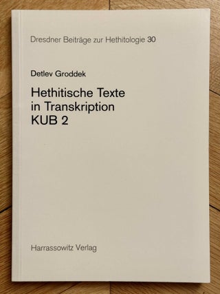 Dresdner Beitr&auml;ge zur Hethitologie. Vol. 1, 2, 10, 16-35, 37-43/1, 43/2, 45, 46/1 & 46/2, 47-51