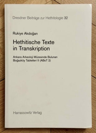 Dresdner Beiträge zur Hethitologie. Vol. 1, 2, 10, 16-35, 37-43/1, 43/2, 45, 46/1 & 46/2, 47-51