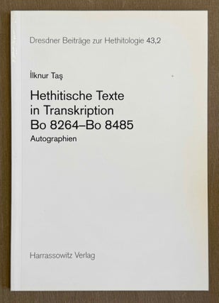 Dresdner Beiträge zur Hethitologie. Vol. 1, 2, 10, 16-35, 37-43/1, 43/2, 45, 46/1 & 46/2, 47-51