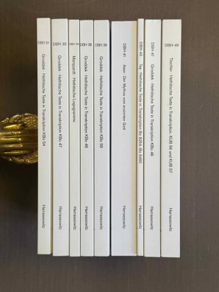 Dresdner Beitr&auml;ge zur Hethitologie. Vol. 1, 2, 10, 16-35, 37-43/1, 43/2, 45, 46/1 & 46/2, 47-51