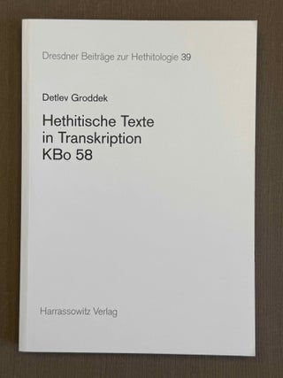 Dresdner Beitr&auml;ge zur Hethitologie. Vol. 1, 2, 10, 16-35, 37-43/1, 43/2, 45, 46/1 & 46/2, 47-51