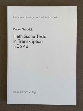 Dresdner Beitr&auml;ge zur Hethitologie. Vol. 1, 2, 10, 16-35, 37-43/1, 43/2, 45, 46/1 & 46/2, 47-51