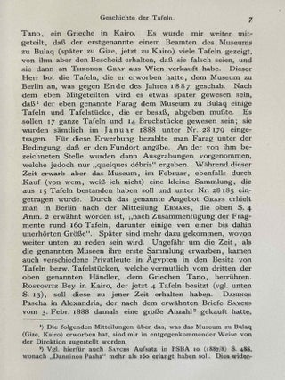 Die El-Amarna Tafeln. Mit Einleitung und Erl&auml;uterungen. Erster Teil: Text.
