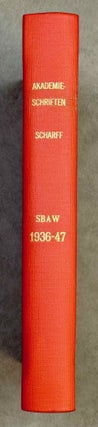 Item #M14346 Akademieschriften, 1936-1947. 1) Der historische Abschnitt der Lehre für König...