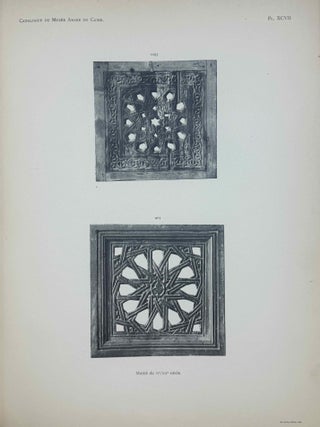 Catalogue g&eacute;n&eacute;ral du Mus&eacute;e arabe du Caire. Les bois sculpt&eacute;s jusqu'&agrave; l'&eacute;poque ayyoubide.[newline]M14348-09.jpeg