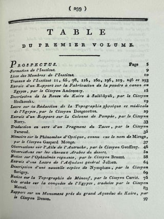 La d&eacute;cade &eacute;gyptienne. Journal litt&eacute;raire et d'&eacute;conomie politique. Tomes I-III (1798-1801) (complete set).[newline]M14354-13.jpeg