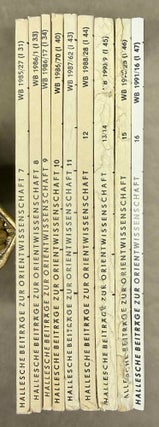 Item #M14355 Hallesche Beiträge zur Orientwissenschaft, vol. 7-16 (1985-1991). AAE - Journal - Set