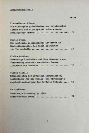 Hallesche Beiträge zur Orientwissenschaft, vol. 7-16 (1985-1991)