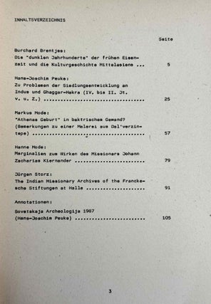 Hallesche Beiträge zur Orientwissenschaft, vol. 7-16 (1985-1991)