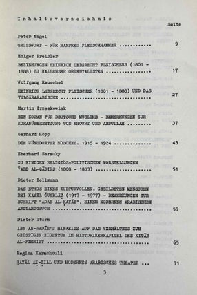 Hallesche Beiträge zur Orientwissenschaft, vol. 7-16 (1985-1991)