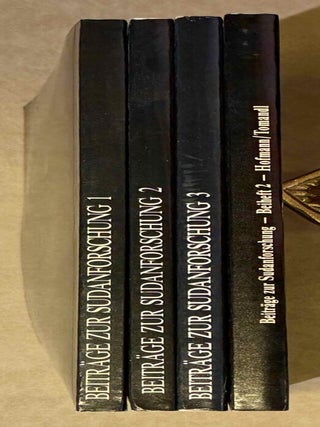 Beitr&auml;ge zur Sudanforschung, vol. I-III + Beiheft 2: Die Bedeutung des Tieres in der meroitischen Kultur.[newline]M14356-01.jpeg