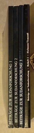 Beiträge zur Sudanforschung, vol. I-III + Beiheft 2: Die Bedeutung des Tieres in der meroitischen Kultur.
