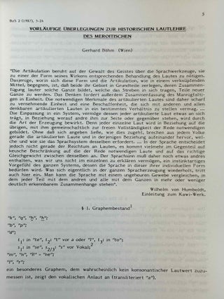 Beitr&auml;ge zur Sudanforschung, vol. I-III + Beiheft 2: Die Bedeutung des Tieres in der meroitischen Kultur.[newline]M14356-10.jpeg