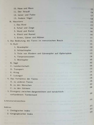 Beitr&auml;ge zur Sudanforschung, vol. I-III + Beiheft 2: Die Bedeutung des Tieres in der meroitischen Kultur.[newline]M14356-16.jpeg