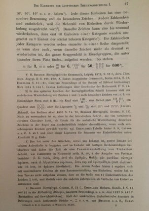 Die Elemente der Ägyptischen Theilungsrechnung. Erste Abhandlung (all published)[newline]M1436-03.jpg