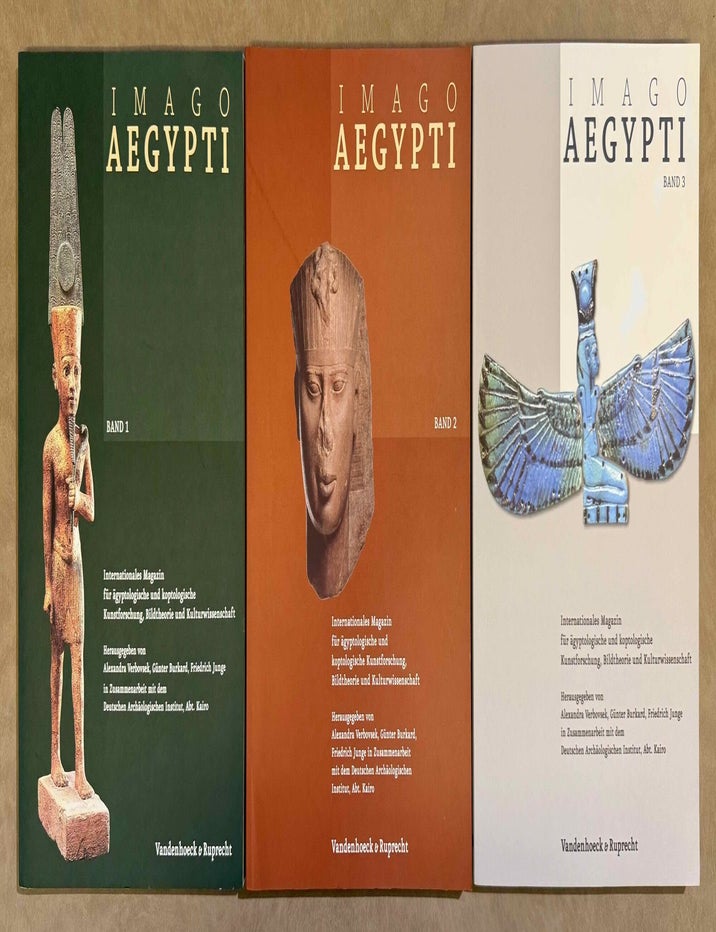 Item #M14380 Imago Aegypti. Band I (2005), II (2007) & III (2010). (Complete set). AAE - Journal - Set - VERBOVSEK Alexandra - BURKARD G&uuml;nter - JUNGE Friedrich.