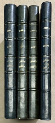 Item #M14390 Bulletin of the Museum of Fine Arts (BMFA). Egypt in issues #161 (1929) to #370...