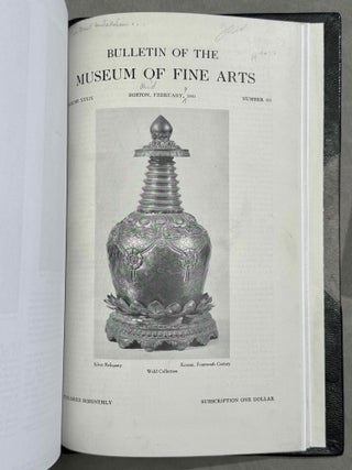 Bulletin of the Museum of Fine Arts (BMFA). Egypt in issues #161 (1929) to #370 (1979). Parly XEROX.