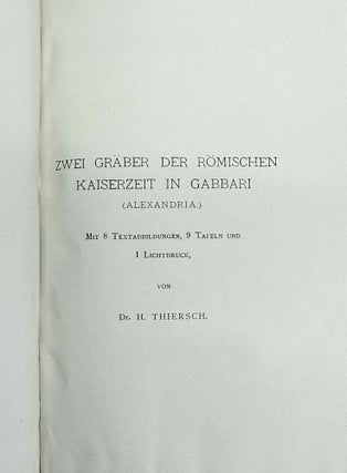 Bulletin de la Société Archéologique d'Alexandrie. Vol. 3 (1900), 11 (1909), 25 (1930), 29 (1934) to 47 (2003), partly XEROX.