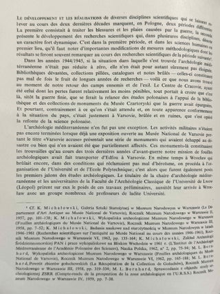 Etudes et Travaux. Travaux du Centre d'Arch&eacute;ologie M&eacute;diterran&eacute;enne de l'Acad&eacute;mie Polonaise des Sciences. Volumes 1 (1966) to 31 (2018). Missing volume 8 and with volume 9 in XEROX.[newline]M14394-03.jpeg