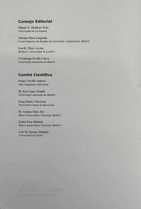 Trabajos de Egiptología. Papers on Ancient Egypt. Vol. 1 (2002) to 7 (2016).