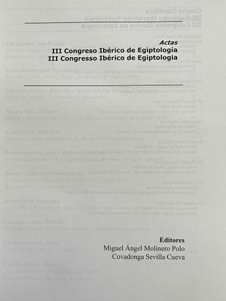 Trabajos de Egiptolog&iacute;a. Papers on Ancient Egypt. Vol. 1 (2002) to 7 (2016).