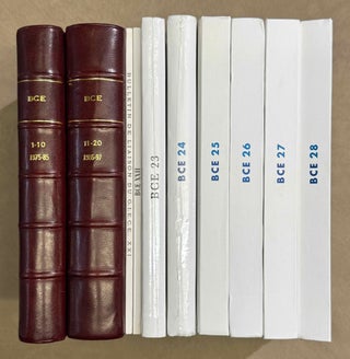 Item #M14405 Bulletin de Liaison de la Céramique Egyptienne. Vol. 1 (1975) to 28 (2019). AAE -...