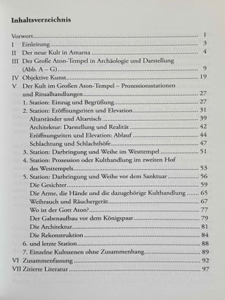 Untersuchungen zum Kultgeschehen im Grossen Aton-Tempel von Amarna