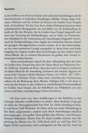 Untersuchungen zum Kultgeschehen im Grossen Aton-Tempel von Amarna
