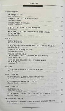 Polish archaeology in the Mediterranean. 12 volumes (XI, XX, XXI, XXII, XXIII/1, XXIII/2, XXIV/1, XXIV/2, XXV, XXVI/1, XXVI/2 and XXVII/2).