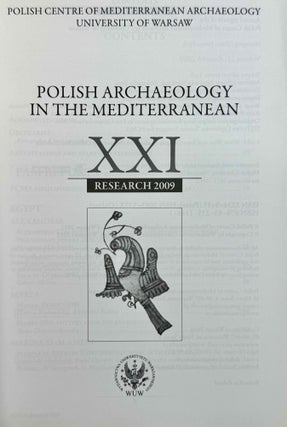 Polish archaeology in the Mediterranean. 12 volumes (XI, XX, XXI, XXII, XXIII/1, XXIII/2, XXIV/1, XXIV/2, XXV, XXVI/1, XXVI/2 and XXVII/2).