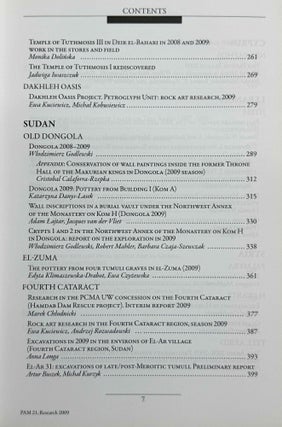 Polish archaeology in the Mediterranean. 12 volumes (XI, XX, XXI, XXII, XXIII/1, XXIII/2, XXIV/1, XXIV/2, XXV, XXVI/1, XXVI/2 and XXVII/2).