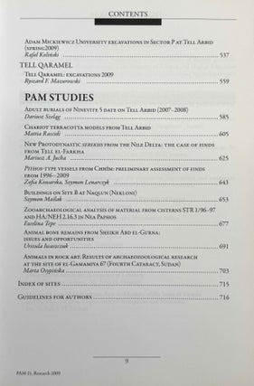 Polish archaeology in the Mediterranean. 12 volumes (XI, XX, XXI, XXII, XXIII/1, XXIII/2, XXIV/1, XXIV/2, XXV, XXVI/1, XXVI/2 and XXVII/2).