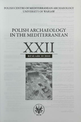 Polish archaeology in the Mediterranean. 12 volumes (XI, XX, XXI, XXII, XXIII/1, XXIII/2, XXIV/1, XXIV/2, XXV, XXVI/1, XXVI/2 and XXVII/2).