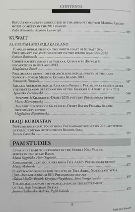 Polish archaeology in the Mediterranean. 12 volumes (XI, XX, XXI, XXII, XXIII/1, XXIII/2, XXIV/1, XXIV/2, XXV, XXVI/1, XXVI/2 and XXVII/2).