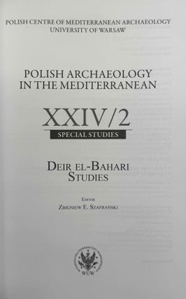 Polish archaeology in the Mediterranean. 12 volumes (XI, XX, XXI, XXII, XXIII/1, XXIII/2, XXIV/1, XXIV/2, XXV, XXVI/1, XXVI/2 and XXVII/2).