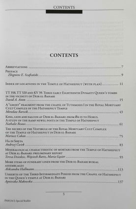 Polish archaeology in the Mediterranean. 12 volumes (XI, XX, XXI, XXII, XXIII/1, XXIII/2, XXIV/1, XXIV/2, XXV, XXVI/1, XXVI/2 and XXVII/2).